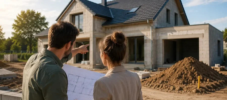 Maison neuve : les erreurs à éviter avant de lancer les travaux